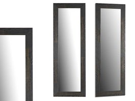 Giftdecor Espejo Moldura Pino Gris Decap 46 cm x 136 cm (Set de 2)