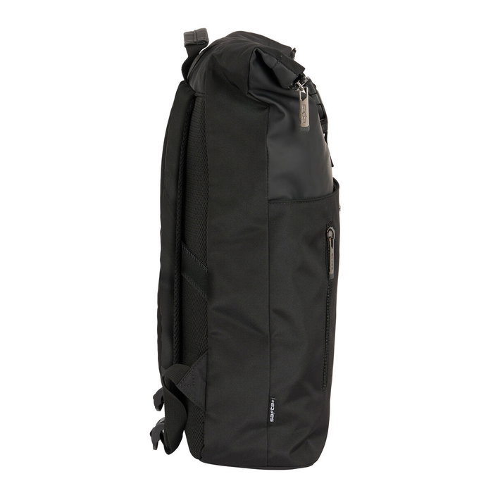 Safta Mochila Business con solapa para portátil 15,6'' Black