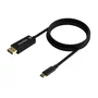 Aisens Cable Conversor USB-C a DisplayPort 8K@60Hz, 1.8m, Negro