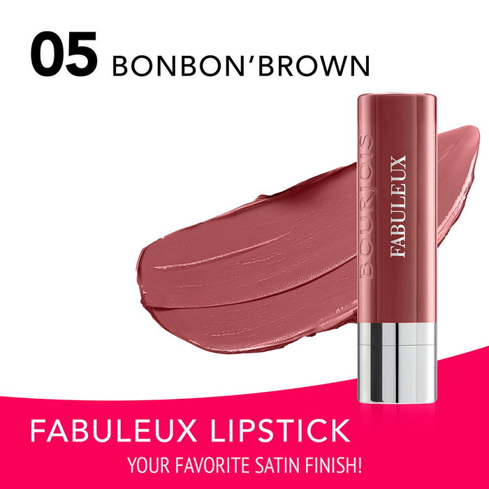 Bourjois ROUGE FABULEUX Lipstick #05-Bonbon Brown