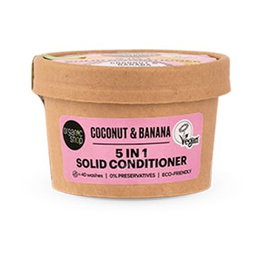 ORGANIC SHOP Acondicionador Sólido 5 en 1 Plátano y Coco