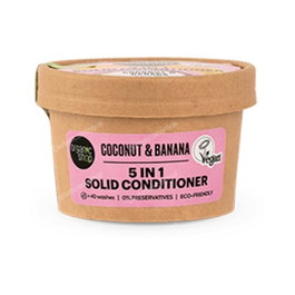 ORGANIC SHOP Acondicionador Sólido 5 en 1 Plátano y Coco