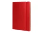 Liderpapel Libreta Similpiel A7 120 Hojas 70gr Cuadriculada Rojo