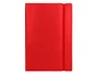 Liderpapel Libreta Similpiel A7 120 Hojas 70gr Cuadriculada Rojo