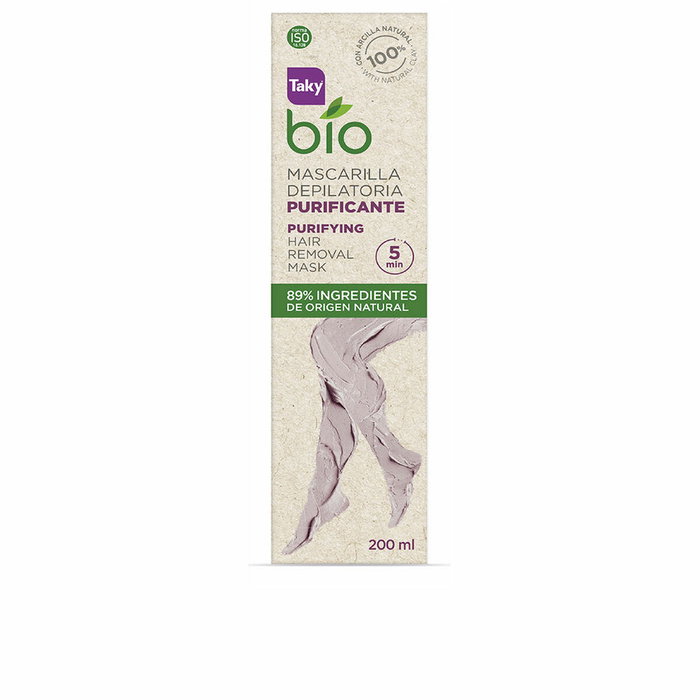 Taky BIO NATURAL PURIFICANTE mascarilla depilatoria 200 ml Taky BIO NATURAL PURIFICANTE mascarilla depilatoria 200 ml