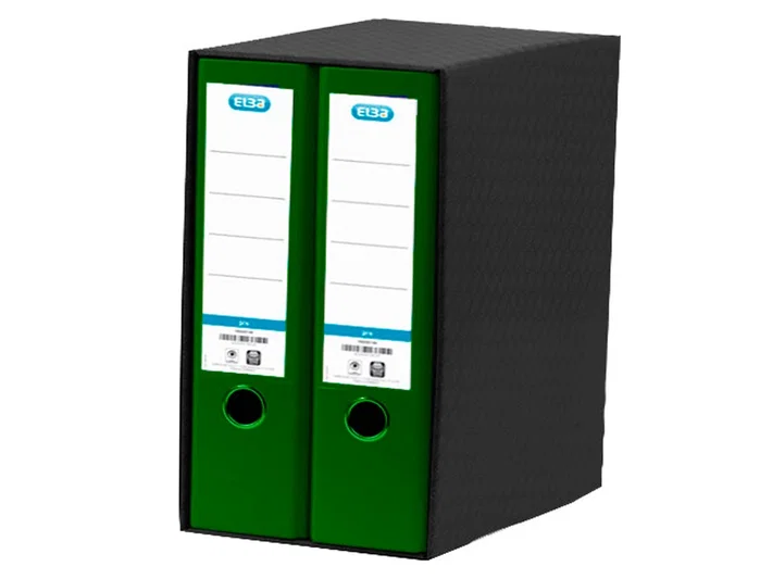 ELBA Módulo de 2 archivadores de palanca Rado Top A4 Verde 80mm