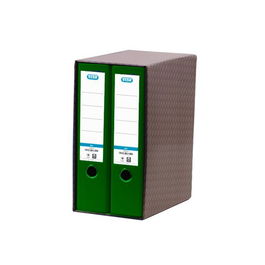 Modulo Archivadores Palanca Elba Rado Top Forr.Pp 2 Uds.A4 80Mm Verde