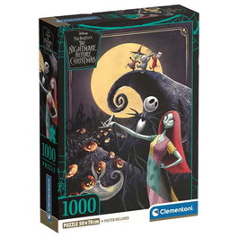 Clementoni Puzzle Pesadilla Antes de Navidad Disney 1000 Piezas 70x50cm