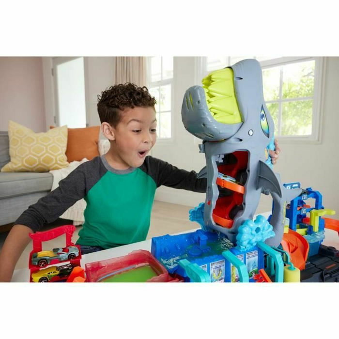 Mattel Hot Wheels City Túnel de Lavado con Tiburón