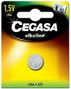 Cegasa Pila de Botón LR44 Alcalina 1,5 V