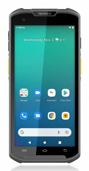 Newland MT93 Megattera Pro Smartphone Android 5.5" HD+ 720x1440 4GB RAM 64GB ROM 5000mAh RFID Lector Código Barras NFC IP67 Negro