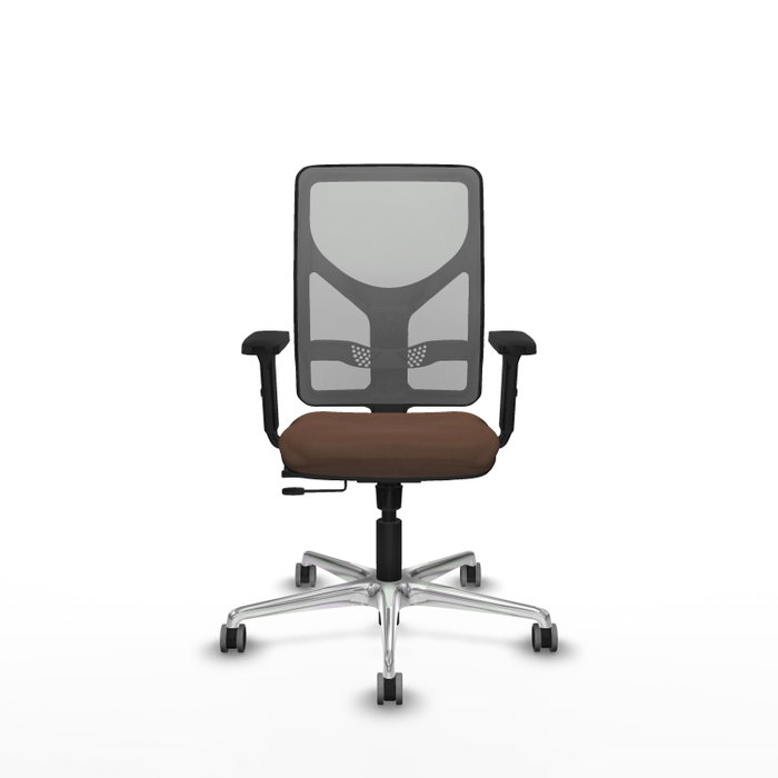 PIQUERAS Y CRESPO Silla de oficina Motilla con mecanismo Sincro/Traslack, Marrón y Gris PIQUERAS Y CRESPO Silla de oficina Motilla con mecanismo Sincro/Traslack, Marrón y Gris