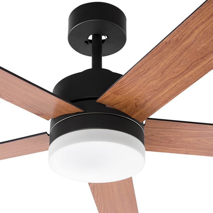 Blaupunkt Ventilador de Techo con Luz LED y Mando a Distancia - 122 cm, 70 W + 18 W