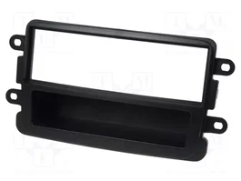 PER.PIC. Bastidor de montaje de radio 1 DIN para Dacia, negro