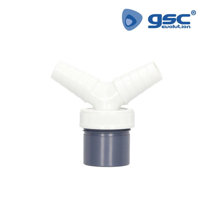 Gifont Conexión PVC con dos tomas electrodomésticos