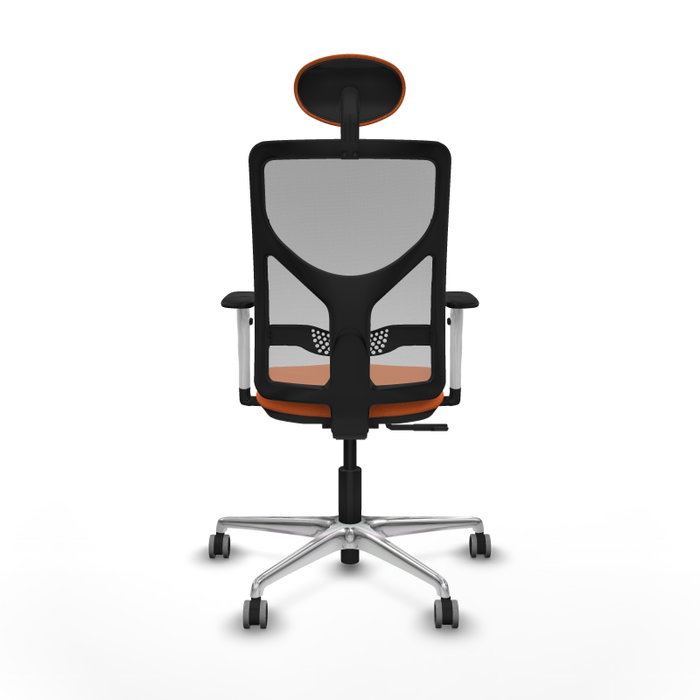 PIQUERAS Y CRESPO Silla de oficina Motilla Naranja y Gris PIQUERAS Y CRESPO Silla de oficina Motilla Naranja y Gris