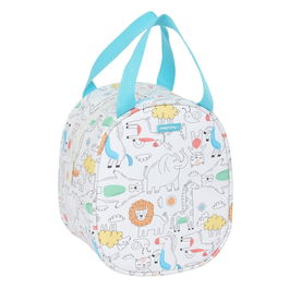 Portameriendas Térmico Safta Zoo Beige 19 x 22 x 14 cm