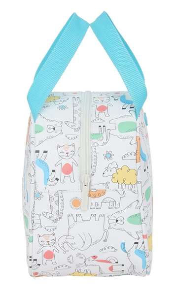Portameriendas Térmico Safta Zoo Beige 19 x 22 x 14 cm