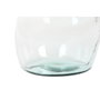 DKD Home Decor Jarrón de Cristal Reciclado Orgánico 43L Transparente