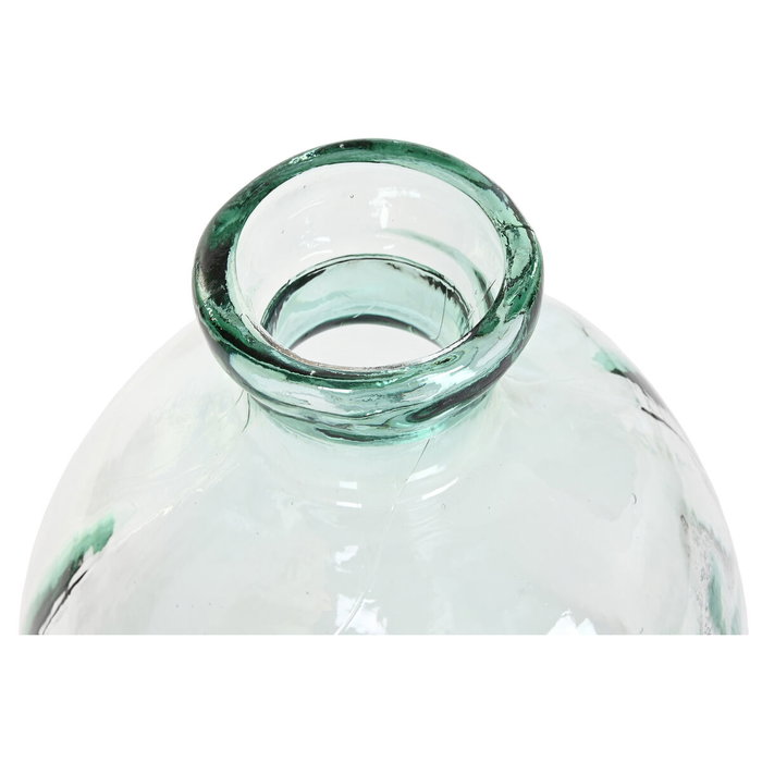 DKD Home Decor Jarrón de Cristal Reciclado Orgánico 43L Transparente DKD Home Decor Jarrón de Cristal Reciclado Orgánico 43L Transparente