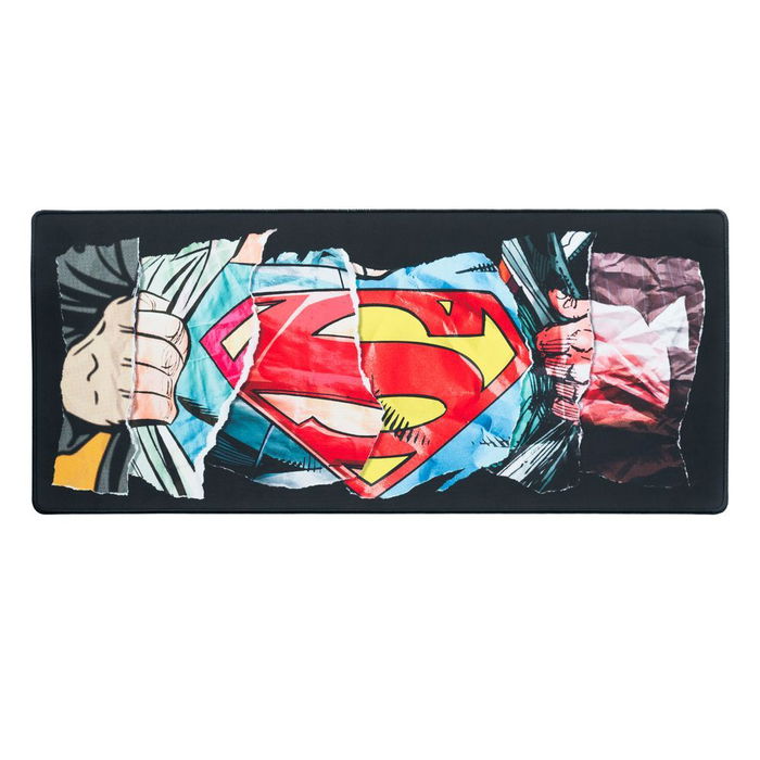 ERIK Alfombrilla Gaming Superman DC Comics 80x35cm, Superficie Textil Impermeable, Base Antideslizante