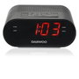 Daewoo DW1218 Radio Reloj Despertador AM/FM con Auxiliar 3,5mm