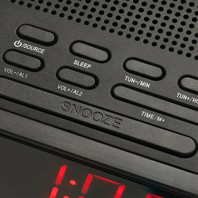 Daewoo DW1218 Radio Reloj AM/FM con Salida Jack 3,5 mm Daewoo DW1218 Radio Reloj AM/FM con Salida Jack 3,5 mm