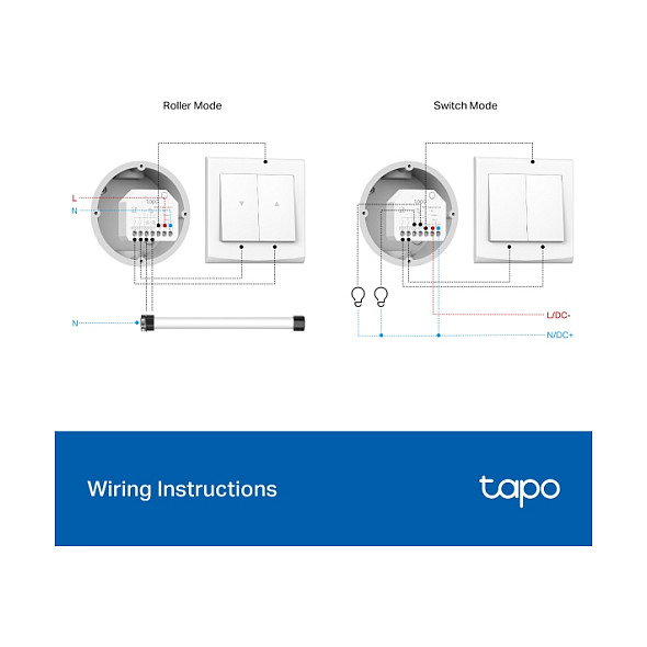 TP-Link Tapo S112 Actuador para estores/persianas Blanco