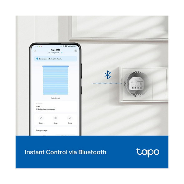 TP-Link Tapo S112 Actuador para estores/persianas Blanco