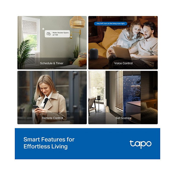 TP-Link Tapo S112 Actuador para estores/persianas Blanco