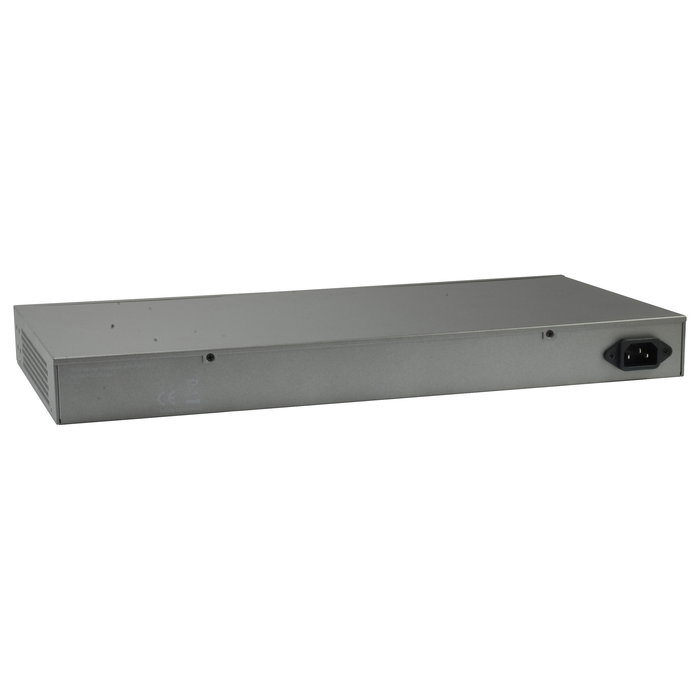 LevelOne Switch Gestionado L3 GEP-2682, 24 Puertos Gigabit PoE+ 370W, Montaje en Rack 19"