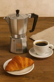 Pezzetti ITALEXPRESS Cafetera Italiana de Aluminio y Acero Inoxidable para 9 Tazas