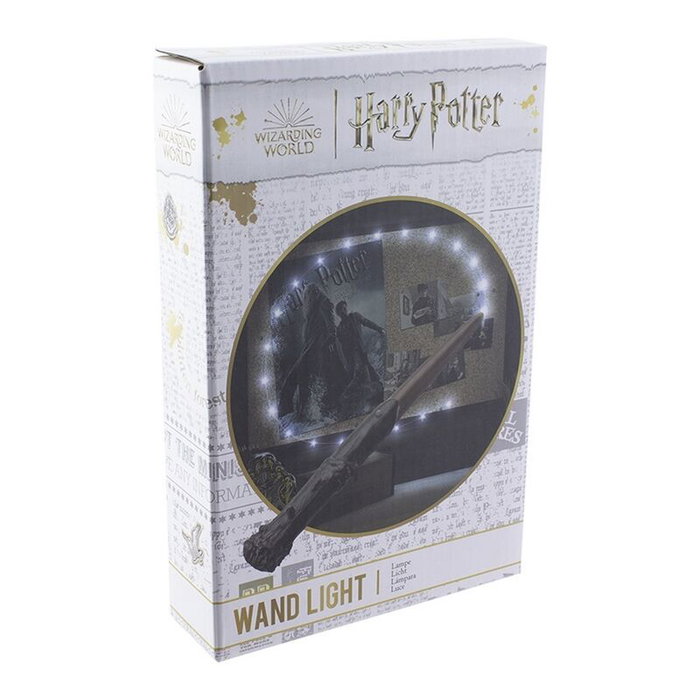 PALADONE Varita Mágica Harry Potter con Luces LED Brillantes - Iluminación Blanca - Se Enciende y Apaga