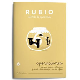 Rubio Cuaderno De Problemas Nº 6 (Set de 10) (Set de 10)