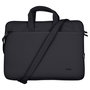 Trust Bologna Funda Maletín para Portátil 16 Pulgadas Negro - Con Material Reciclado PET