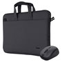 Trust Bologna Funda Maletín para Portátil 16 Pulgadas Negro - Con Material Reciclado PET