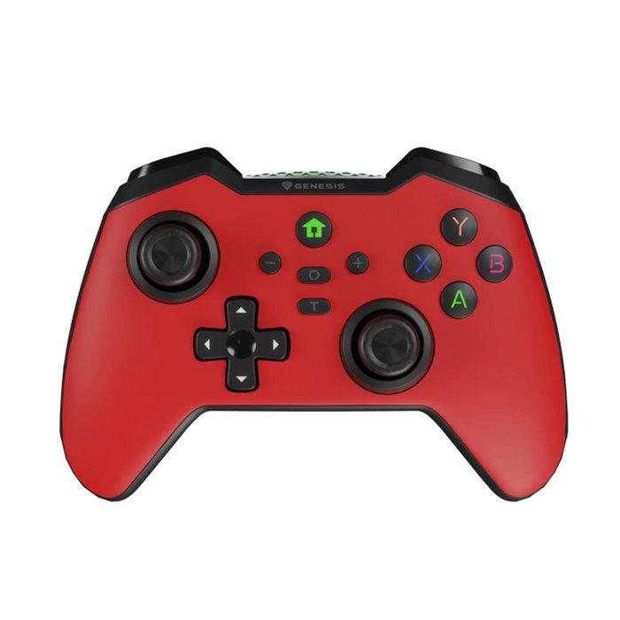 GENESIS Mangan 400 Gamepad Bluetooth Rojo para Android, MAC, Nintendo Switch, PC, iOS GENESIS Mangan 400 Gamepad Bluetooth Rojo para Android, MAC, Nintendo Switch, PC, iOS