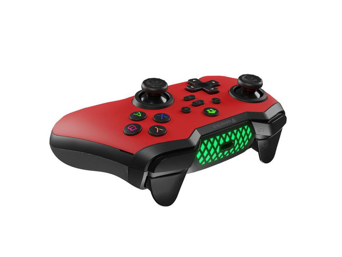 GENESIS Mangan 400 Gamepad Bluetooth Rojo para Android, MAC, Nintendo Switch, PC, iOS GENESIS Mangan 400 Gamepad Bluetooth Rojo para Android, MAC, Nintendo Switch, PC, iOS