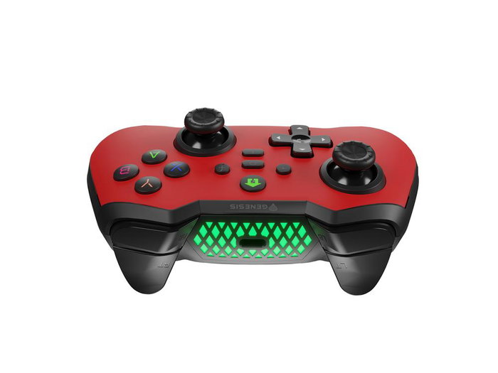 GENESIS Mangan 400 Gamepad Bluetooth Rojo para Android, MAC, Nintendo Switch, PC, iOS GENESIS Mangan 400 Gamepad Bluetooth Rojo para Android, MAC, Nintendo Switch, PC, iOS
