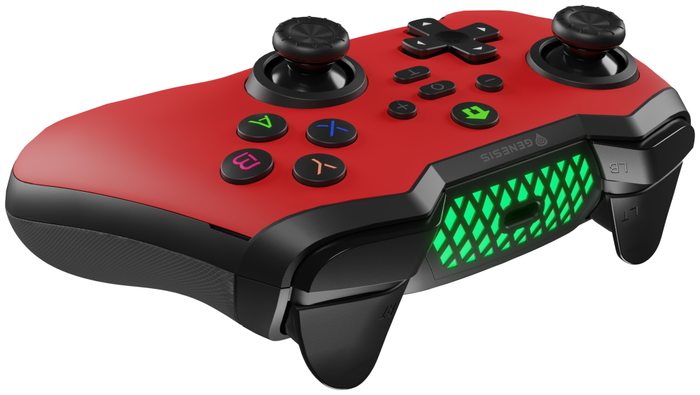 Mando Gaming Genesis MANGAN 400 Bluetooth Rojo