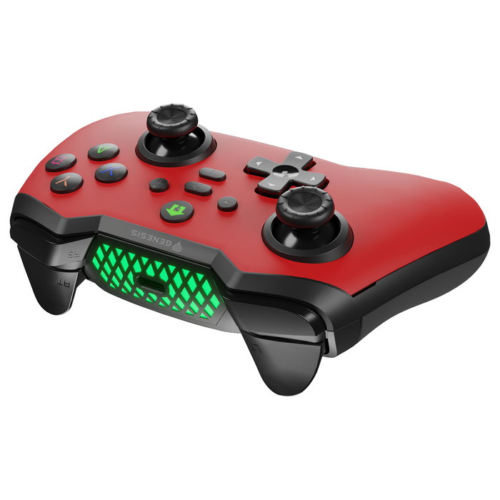 Genesis Gamepad MANGAN 400 Inalámbrico - Mando para PC y Nintendo Switch, Color Rojo y Negro Genesis Gamepad MANGAN 400 Inalámbrico - Mando para PC y Nintendo Switch, Color Rojo y Negro
