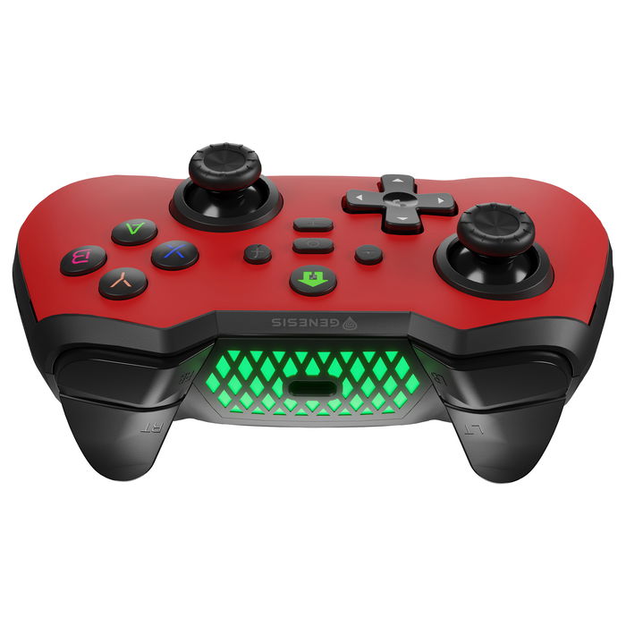 Genesis Gamepad MANGAN 400 Inalámbrico - Mando para PC y Nintendo Switch, Color Rojo y Negro Genesis Gamepad MANGAN 400 Inalámbrico - Mando para PC y Nintendo Switch, Color Rojo y Negro