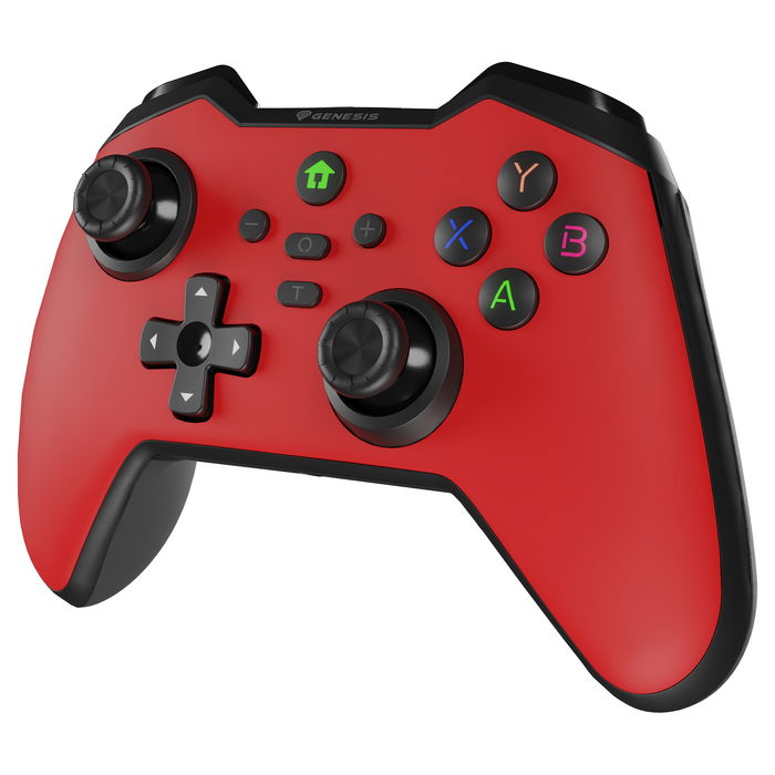 Genesis Gamepad MANGAN 400 Inalámbrico - Mando para PC y Nintendo Switch, Color Rojo y Negro Genesis Gamepad MANGAN 400 Inalámbrico - Mando para PC y Nintendo Switch, Color Rojo y Negro
