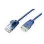 ROLINE GREEN Patchkabel Cat.6A U/UTP Slim Azul 5 m