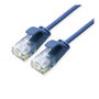 ROLINE GREEN Patchkabel Cat.6A U/UTP Slim Azul 5 m