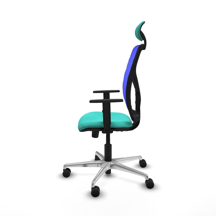 PIQUERAS Y CRESPO Silla de oficina Motilla con Mecanismo Sincro, Azul y Turquesa PIQUERAS Y CRESPO Silla de oficina Motilla con Mecanismo Sincro, Azul y Turquesa