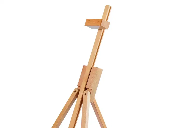 Liderpapel Caballete Pintor Sobremesa Madera Haya Barnizado 47x38x31 cm Certificado FSC