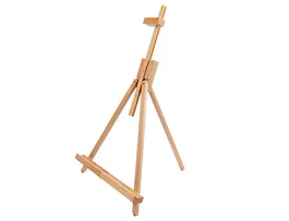Liderpapel Caballete Pintor Sobremesa Madera Haya Barnizado 47x38x31 cm Certificado FSC