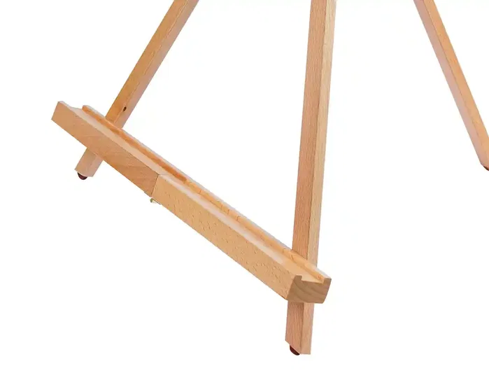 Liderpapel Caballete Pintor Sobremesa Madera Haya Barnizado 47x38x31 cm Certificado FSC