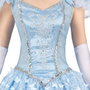 My Other Me Disfraz Princesa Zapato De Cristal Talla L (Vestido, Guantes y Enaguas) Azul